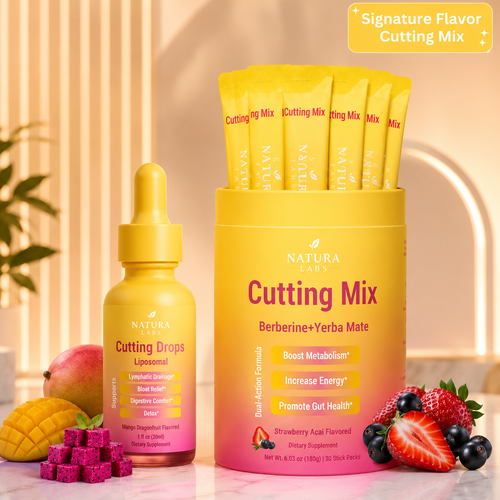 NaturaLabs - Lymphatic Drainage Drops + Cutting Mix Duo