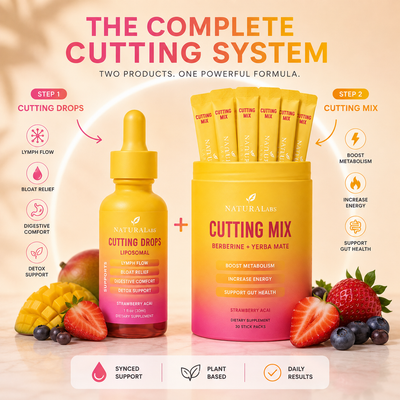 NaturaLabs - Lymphatic Drainage Drops + Cutting Mix Duo